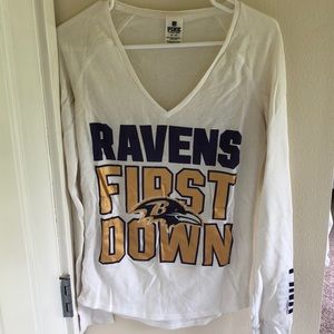PINK brand Baltimore Ravens long sleeve shirt